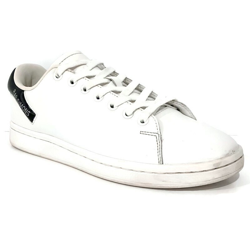 Raf Simons (Runner) White/black Leather Orion Shoes Women’s Size US 7/UK 6/EU 39
