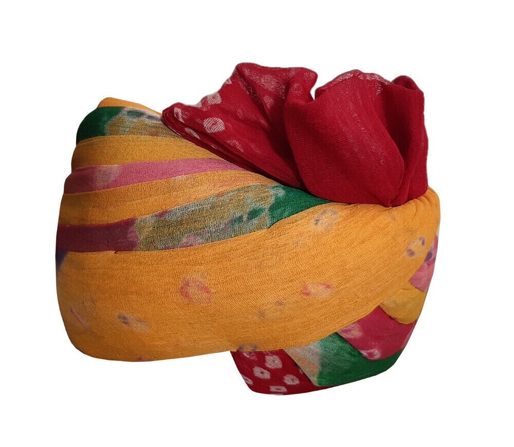Men Hat Top Safa Indian Pagri Handmade MultiColor Safa Wedding Turban Head Wear