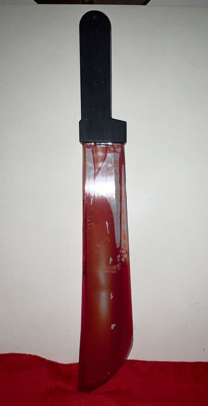VTG 2002 FAUX BLOODY 21” PLASTIC DAGGER BUTCHER KNIFE HALLOWEEN PROP GUANGDONG