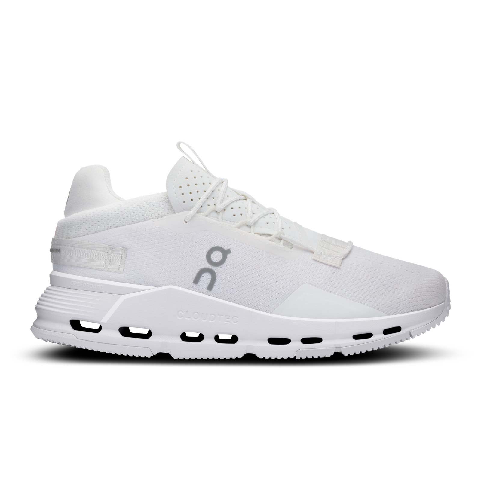 Women’s On Cloudnova 2, All White, 8.5 B Medium US