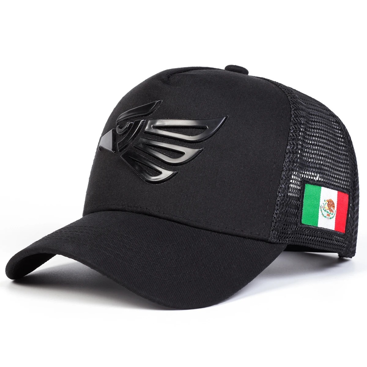 Unisex Mexican Eagle Label Baseball Net Cap Outdoor Adjustable Spring Summer Hat