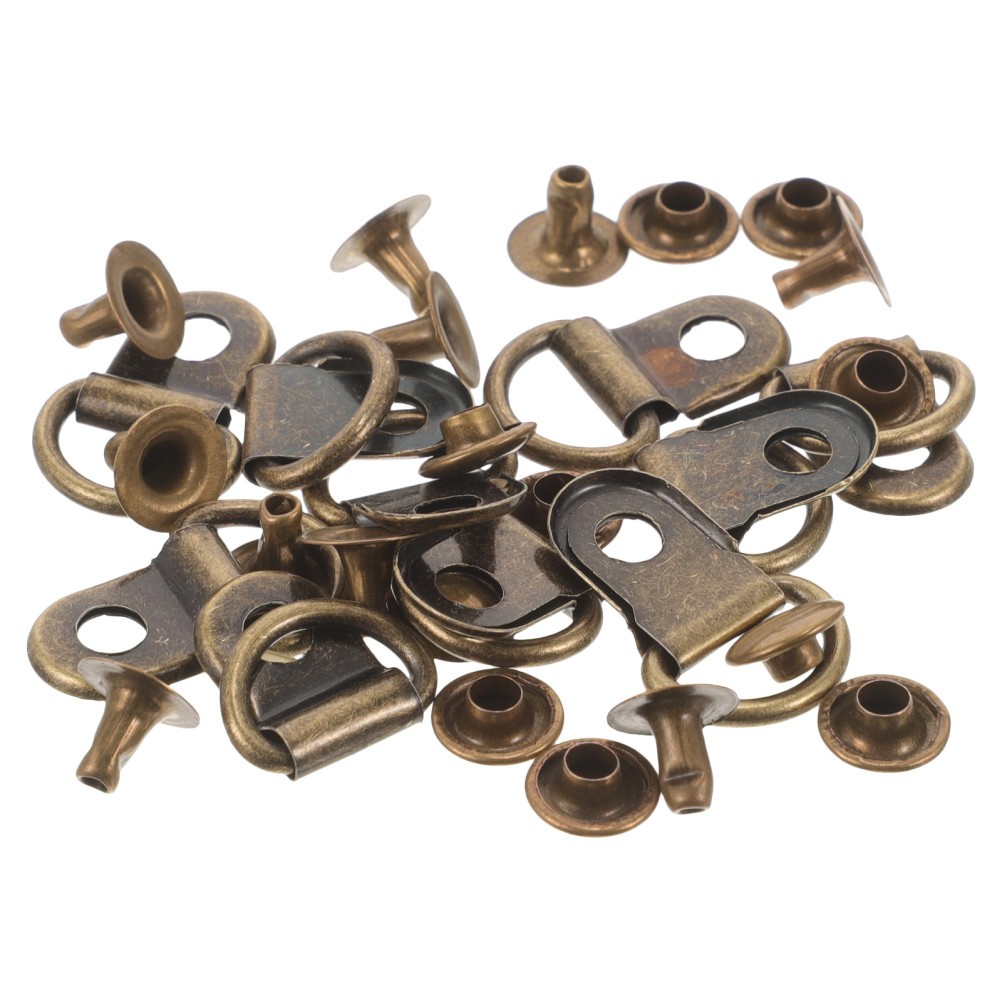 20Pcs Metal Shoe Lace Buckles Strong Wear Resistant Boot Eyelet Repair Kit