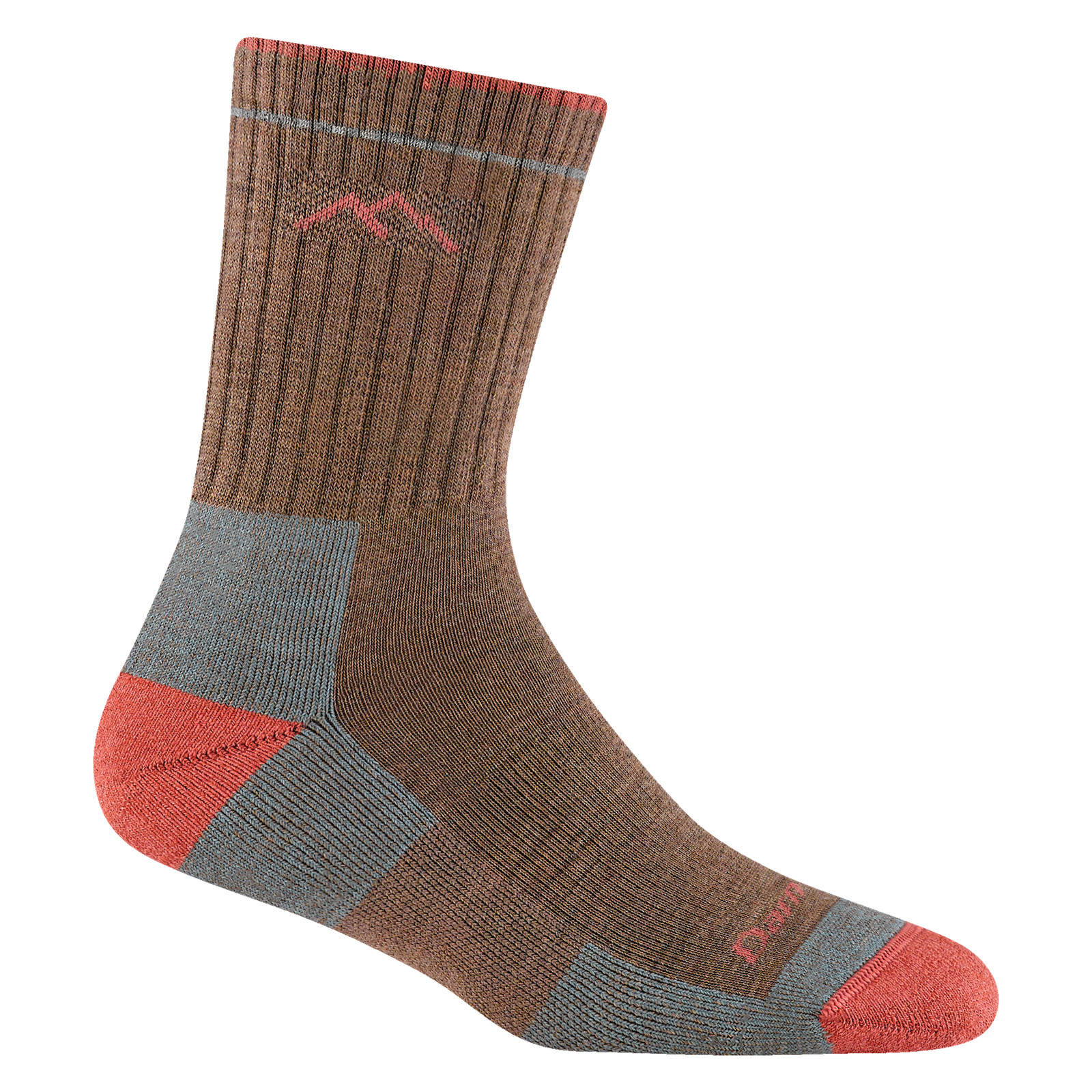 Darn Tough 1903 Bark Women’s Hiker Micro Crew Midweight Hiking Socks Sock NEW