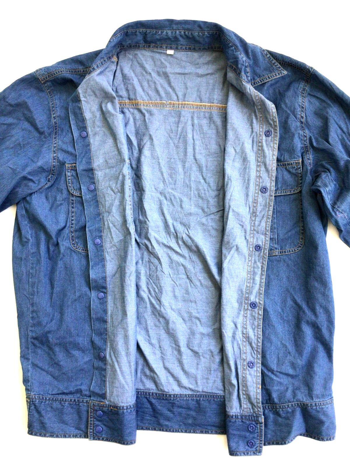 Guangdong Nuclear Power Plant Service Worker Outfit Shirt and Trousers Blue