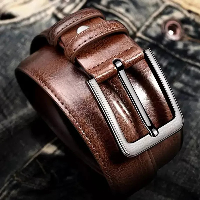 Men’s belts,Full Grain Genuine Leather Casual Dress Jeans Belts for Men