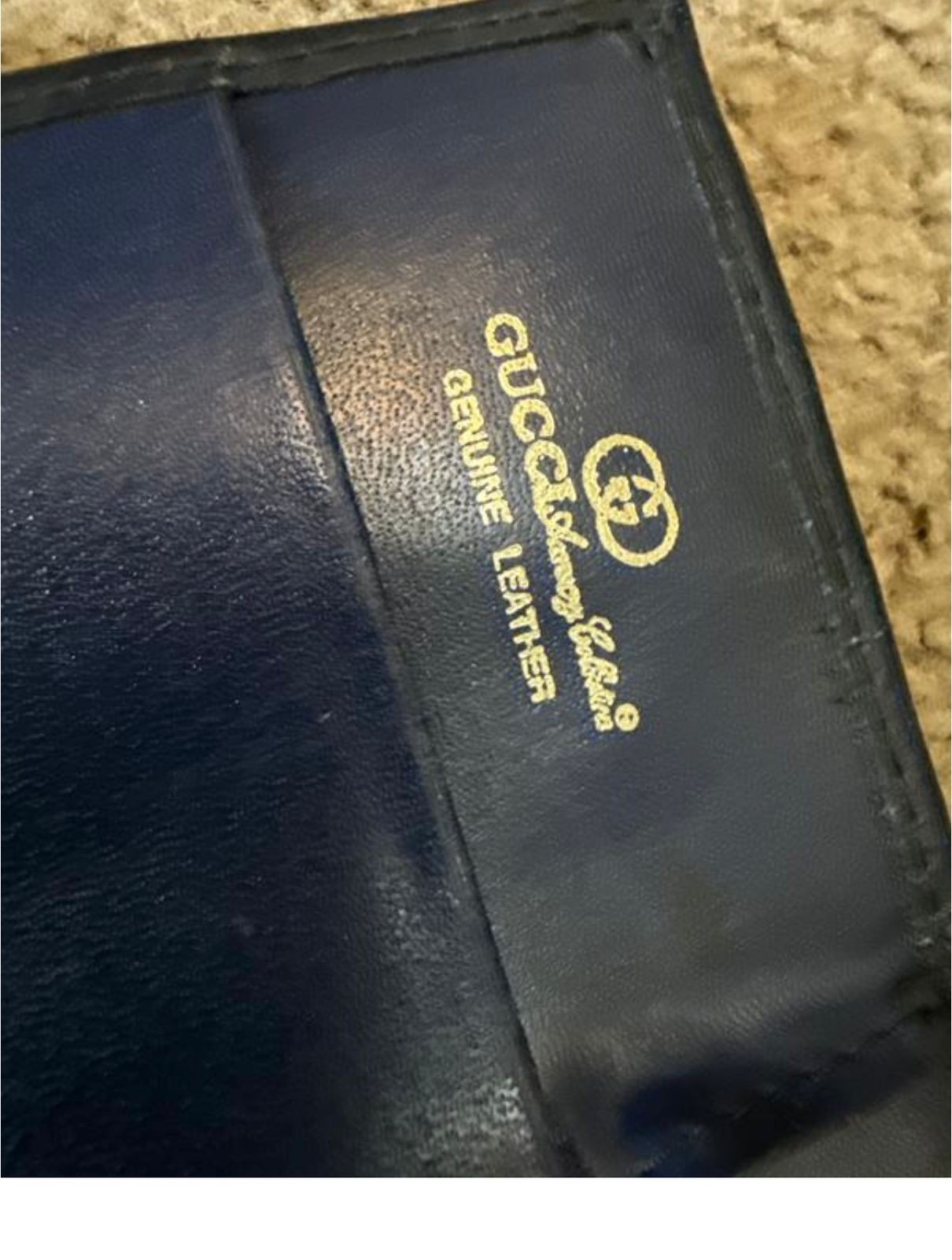GUCCI Vintage Authentic Wallet CardHolder Excellent Condition Billfold 80’s