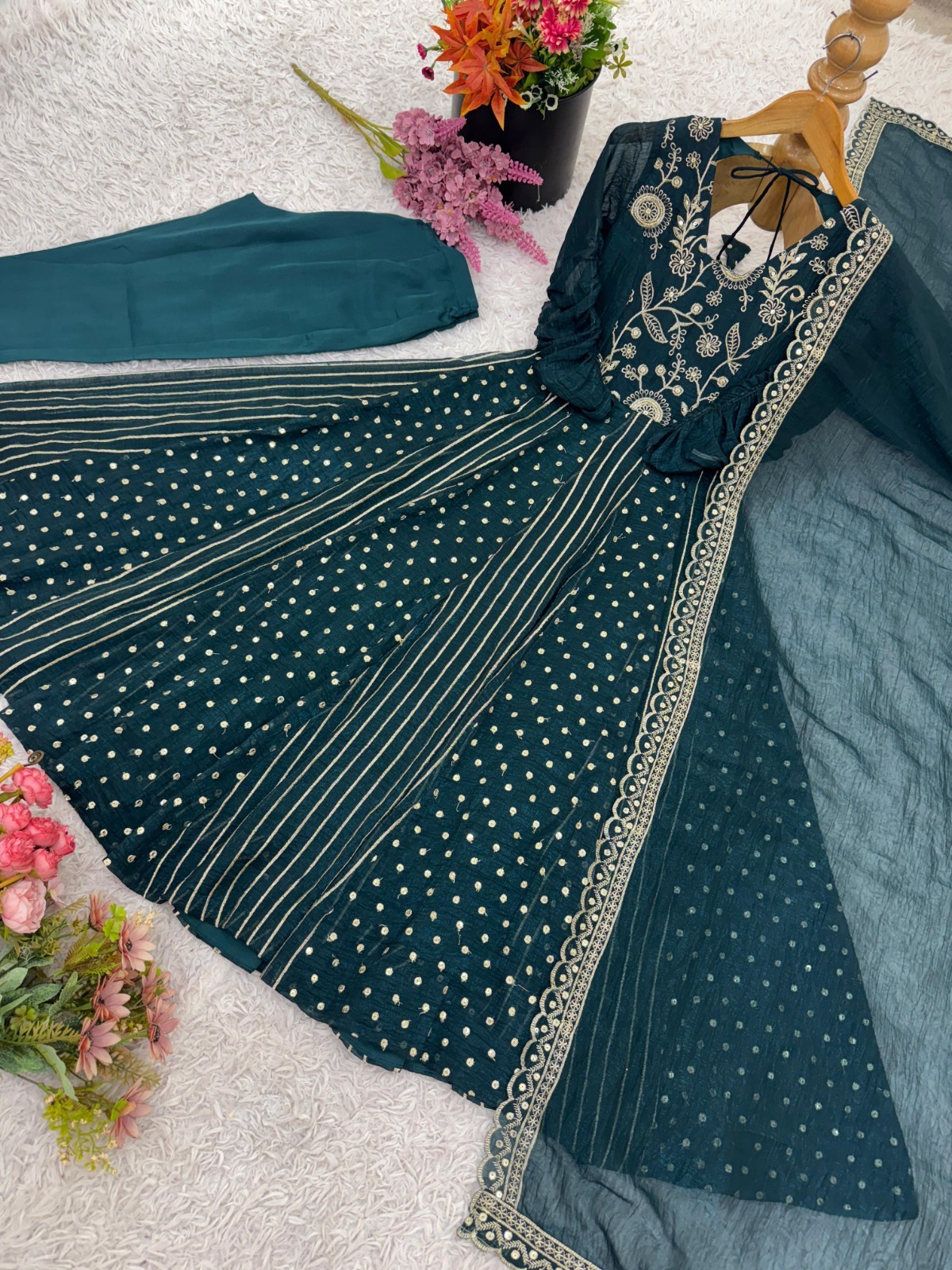 DESIGNER PAKISTANI DRESS EID FESTIVAL TRENDING ARTICAL MOST SELLING DUPPATA SET