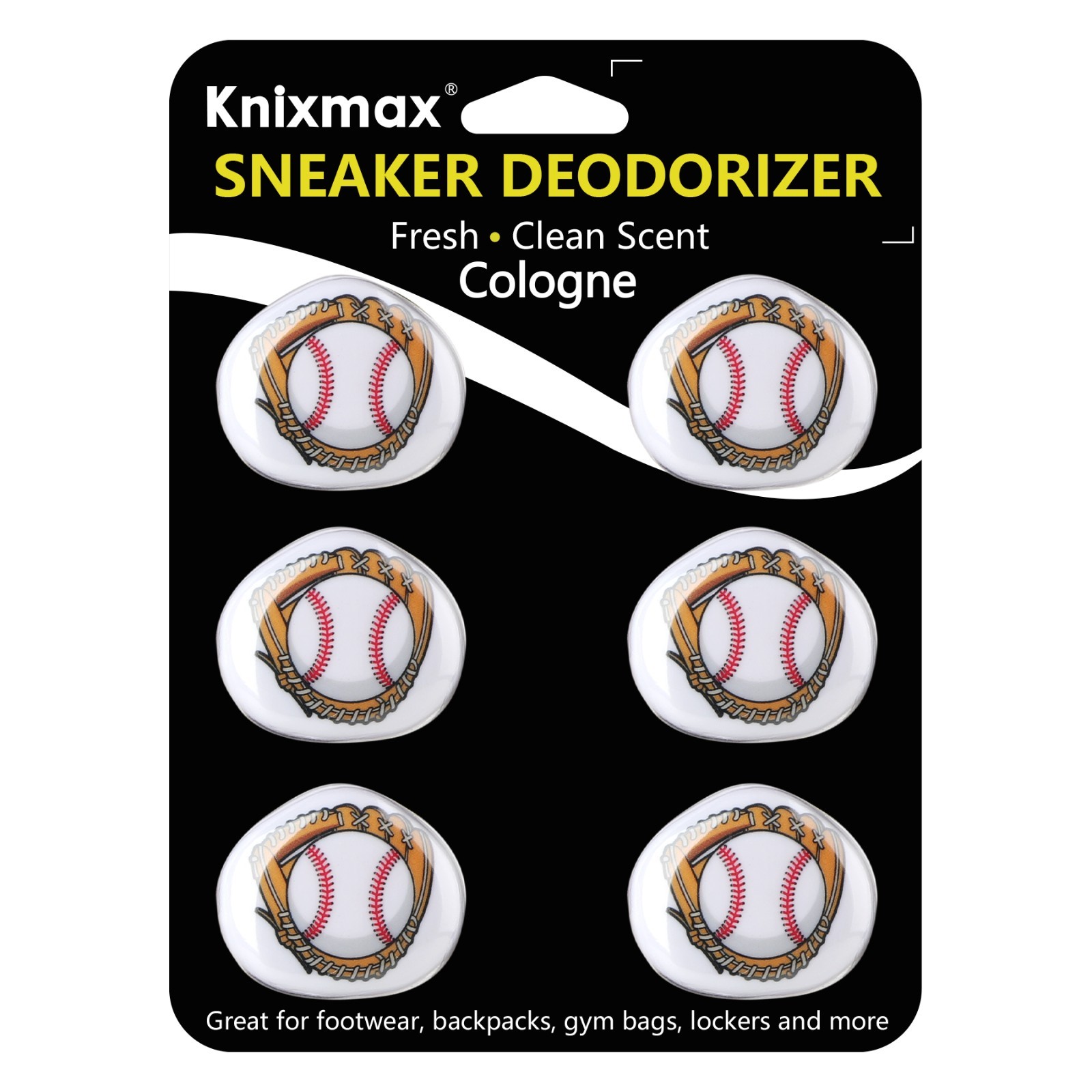 Knixmax Versatile Deodorizer Balls for Shoes Gym Bags Home Freshener Odor Eater