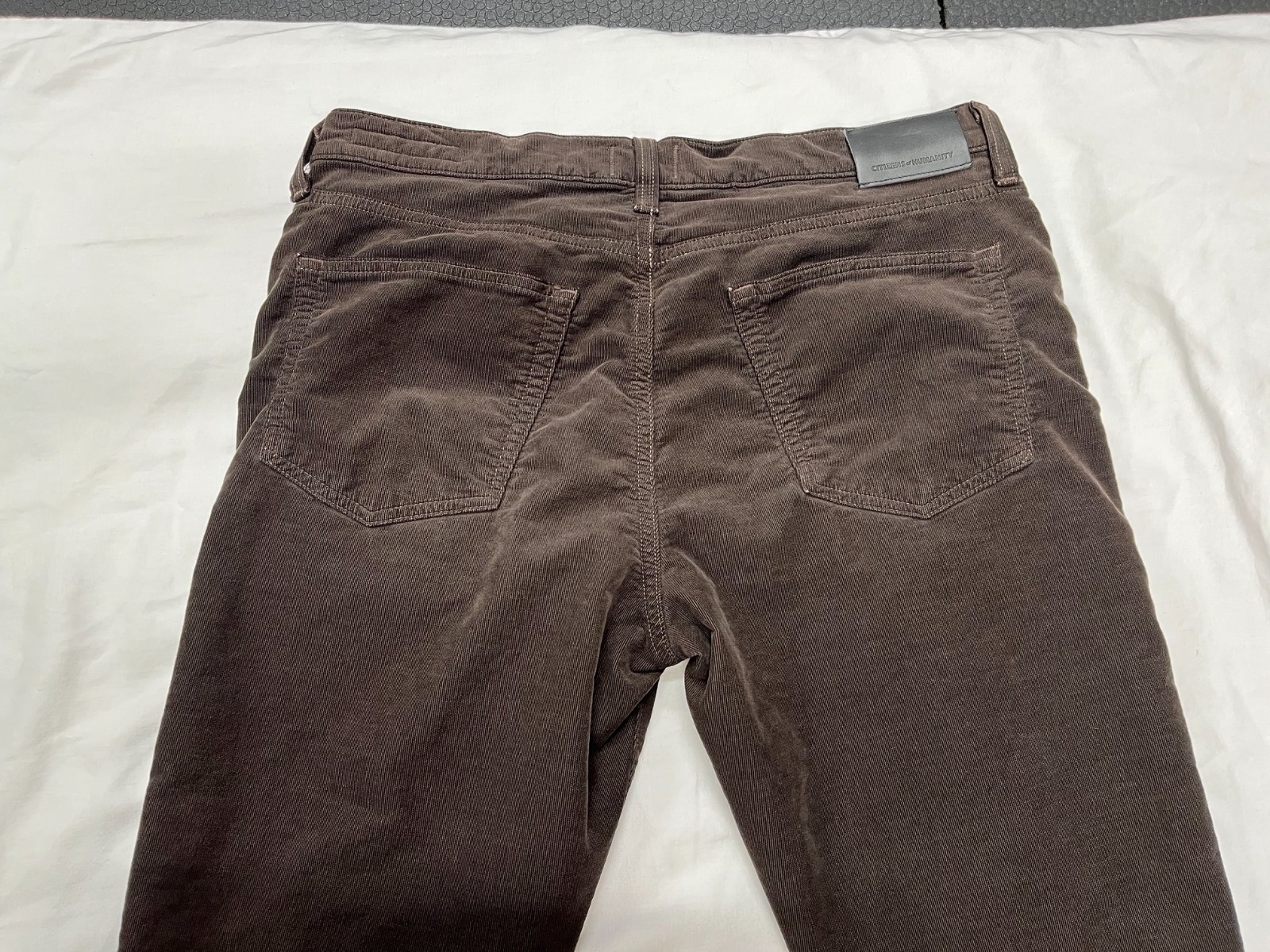 Citizens of Humanity Corduroy Pants Mens 33 Brown Made in USA