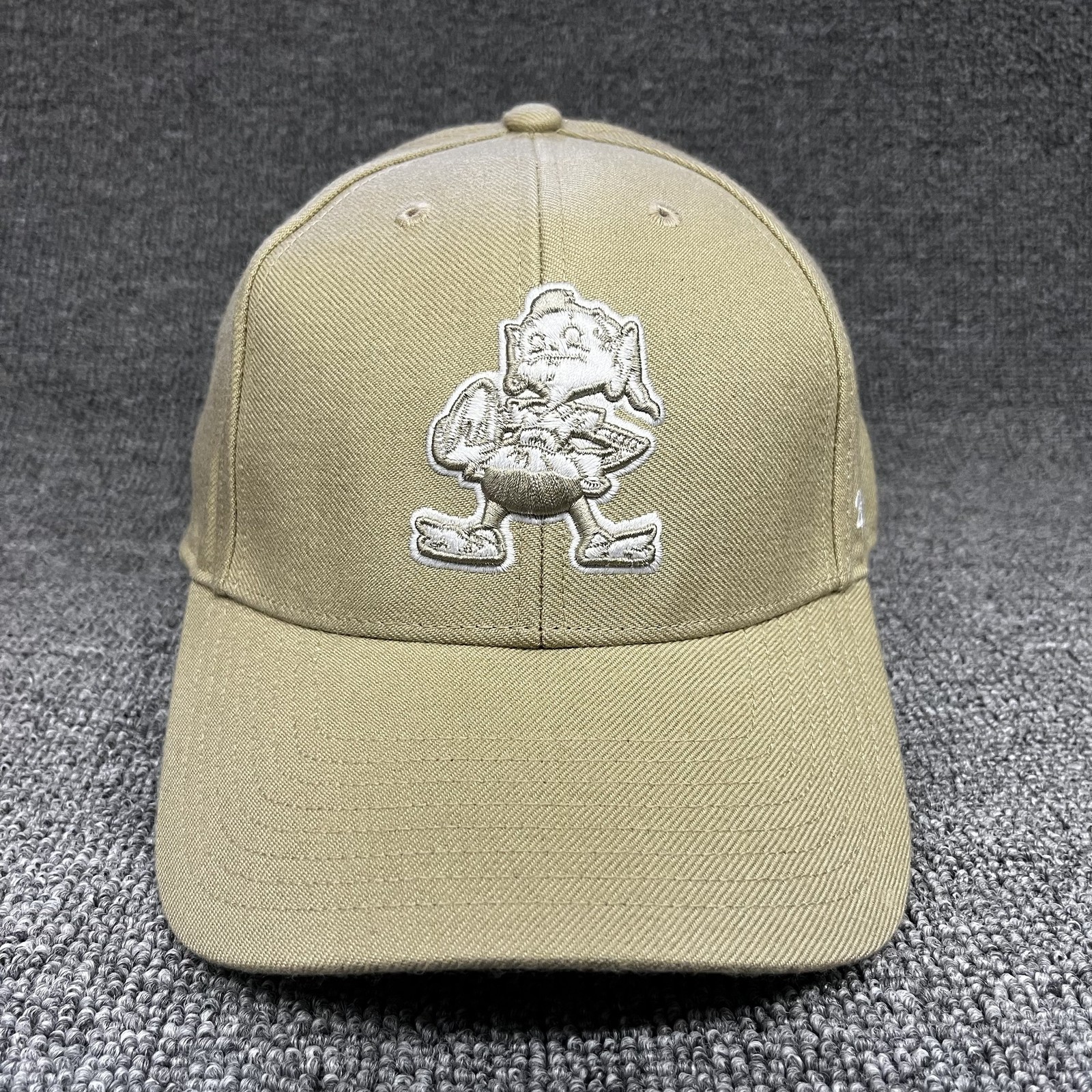 ’47 Brand Cleveland Browns Brownie Elf Strapback Khaki Hat Unknown