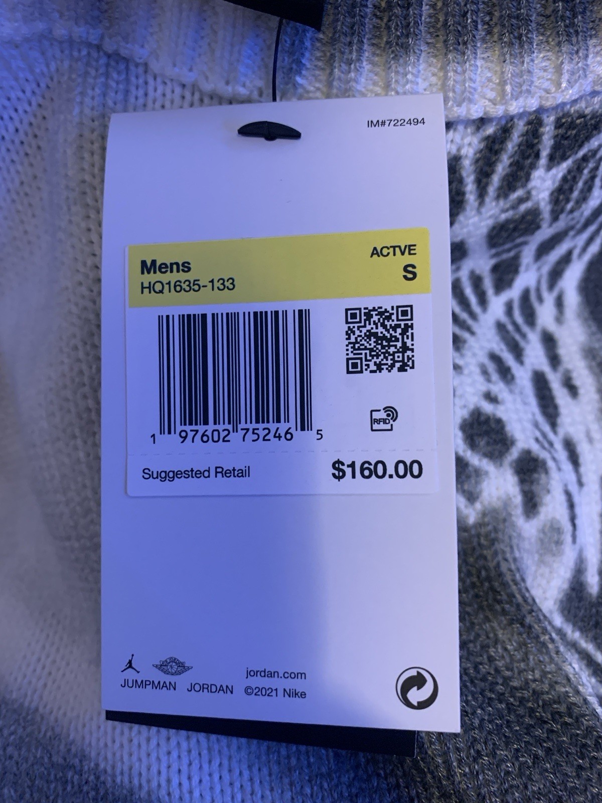 Air Jordan Knit Sweater Sail HQ1635-133