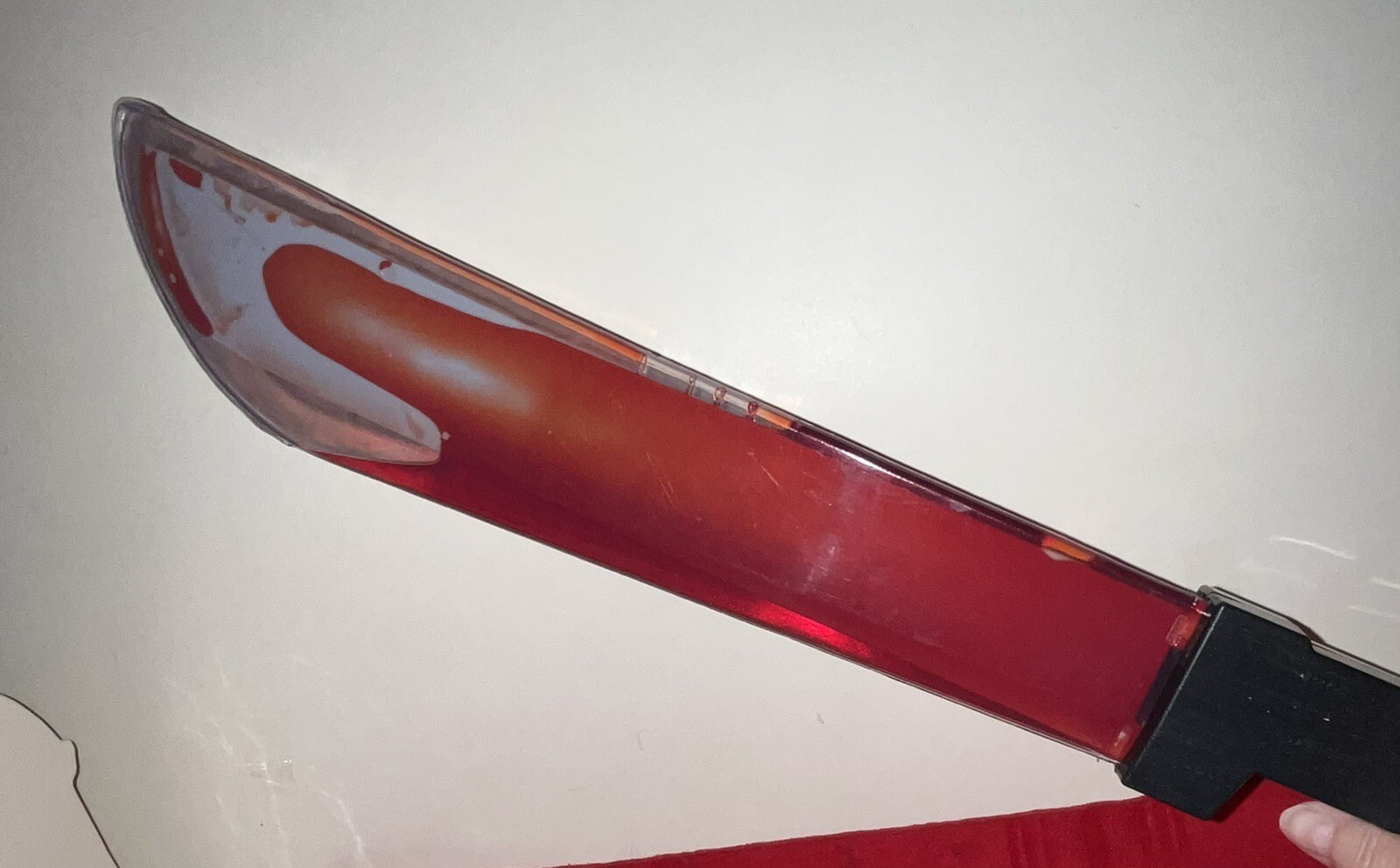 VTG 2002 FAUX BLOODY 21” PLASTIC DAGGER BUTCHER KNIFE HALLOWEEN PROP GUANGDONG