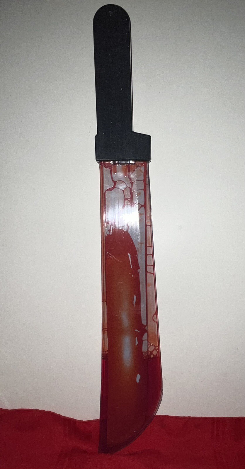VTG 2002 FAUX BLOODY 21” PLASTIC DAGGER BUTCHER KNIFE HALLOWEEN PROP GUANGDONG