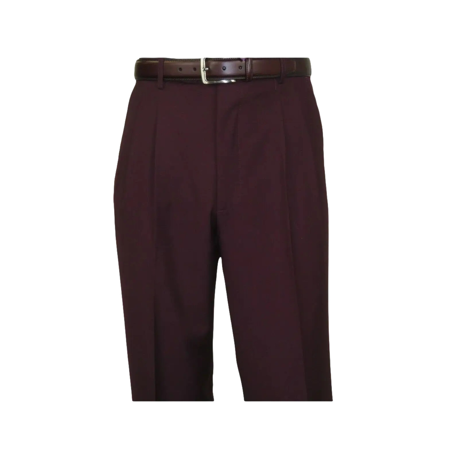 Men Apollo King Double Breasted Suit Classic Peak Lapel Pleated DM29 Burgundy