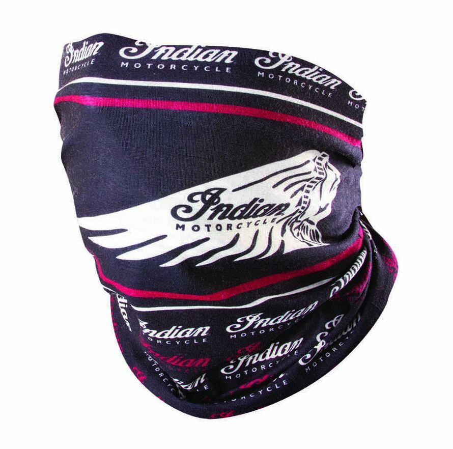 Genuine Indian Motorcycle Headdress Multifunctional Headwear Black/Red 2869642