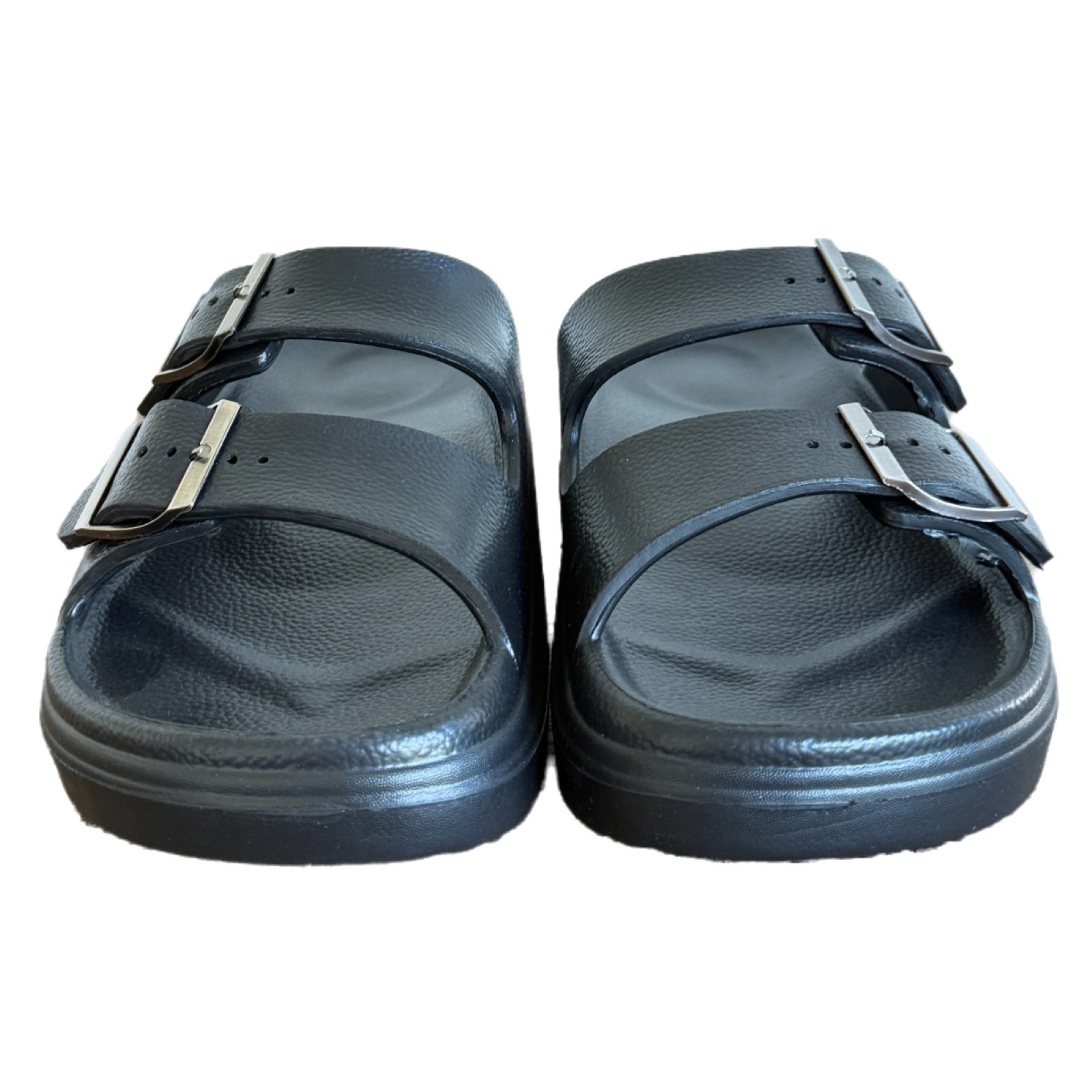 Men Women Platform Sandals Thick Sole Comfort Slides Buckle Slippers Beach Shoes