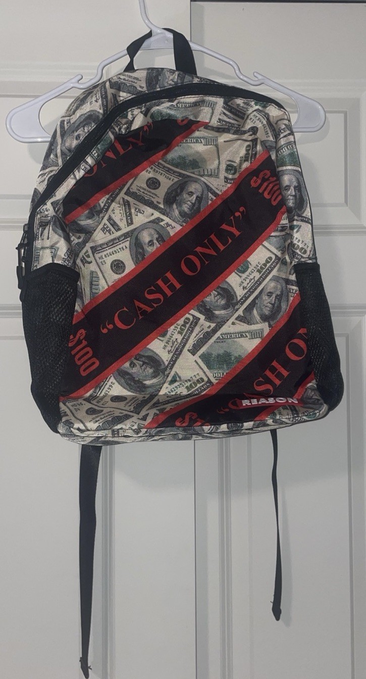Cash Only Backpack Money Back Pack Cash