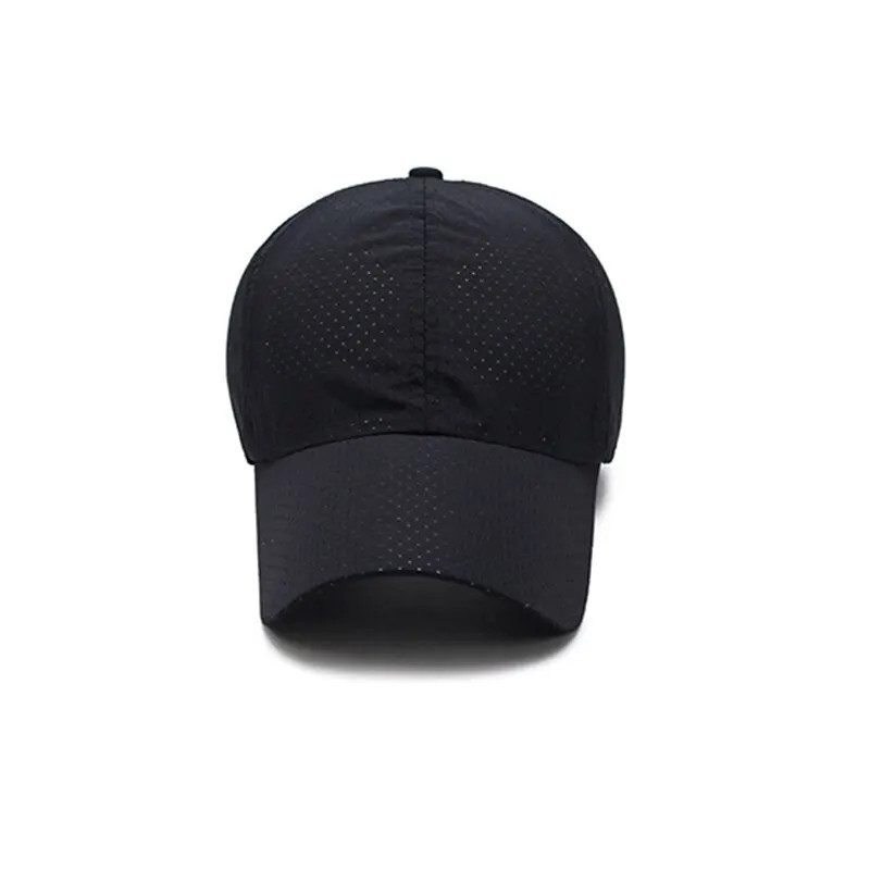 Unisex Breathable Mesh Baseball Cap Solid Color Sun Hat