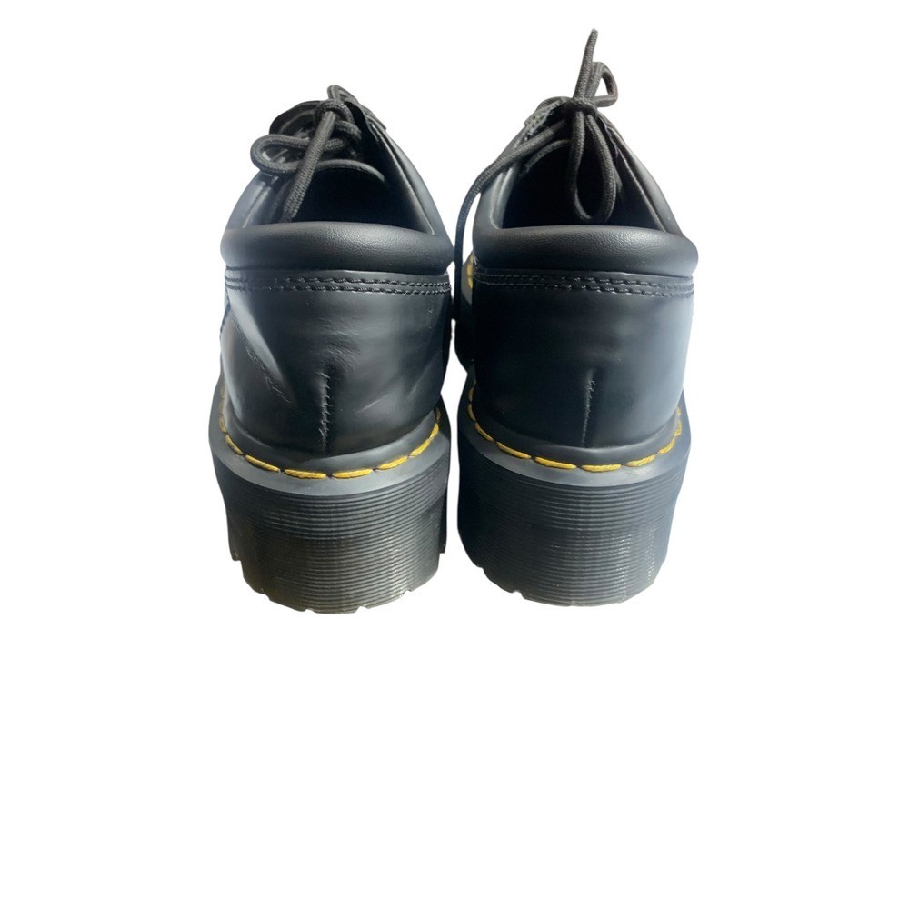 Dr Martens 8053 Quad Platform Black Leather Oxford Shoes Women’s US 7 UK 6 EU 39