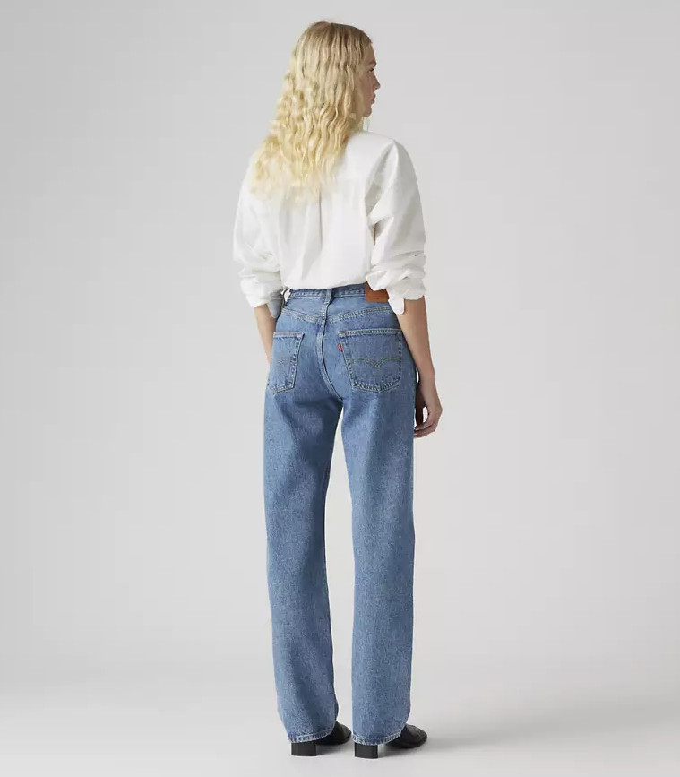 LEVI’S 501® ’90s Women’s Jeans Shout Out Stone – Medium Wash Non Stretch
