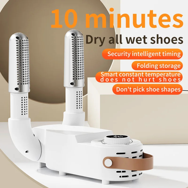 Shoe Dryer Electric Quick Dry Deodorizer Sterilizer Adjustable Timer Heater