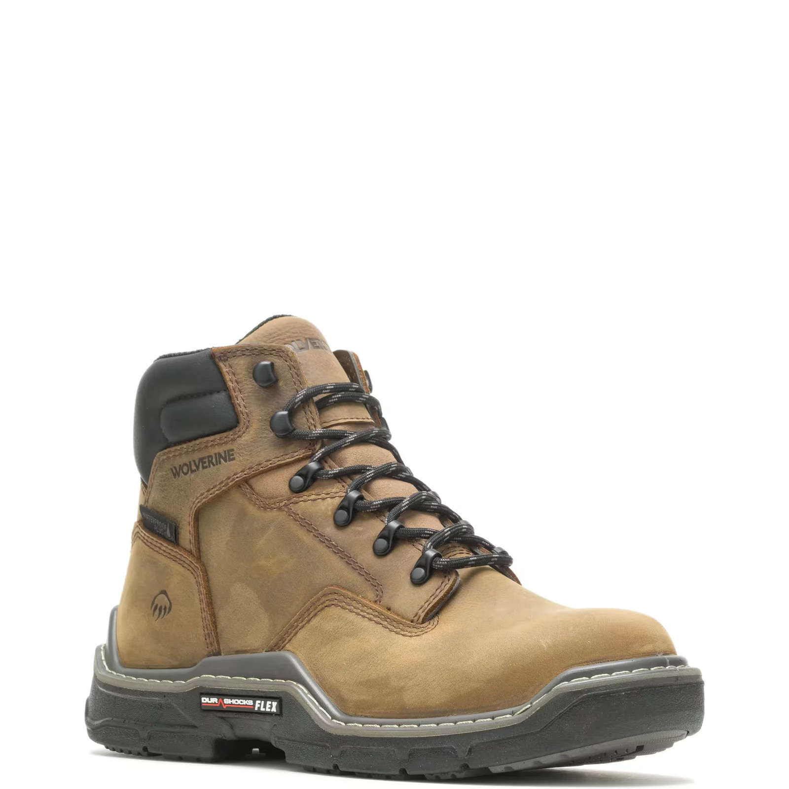 Wolverine Men Raider DuraShocks® Waterproof 6″ Work Boot Shoes