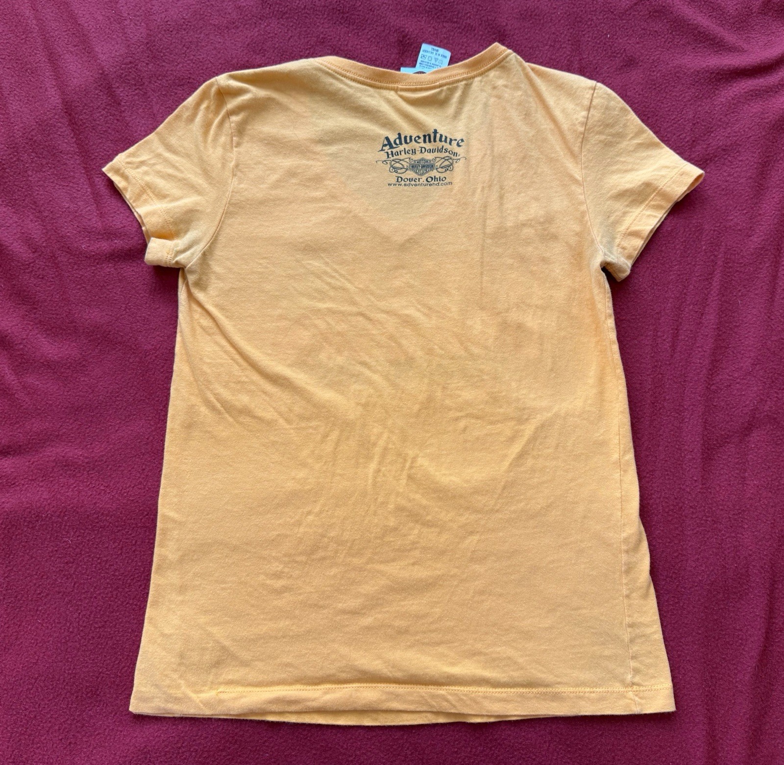 Harley-Davidson Chester Springs PA Womens Size S 1903 V-Neck Tee Closed Dealer