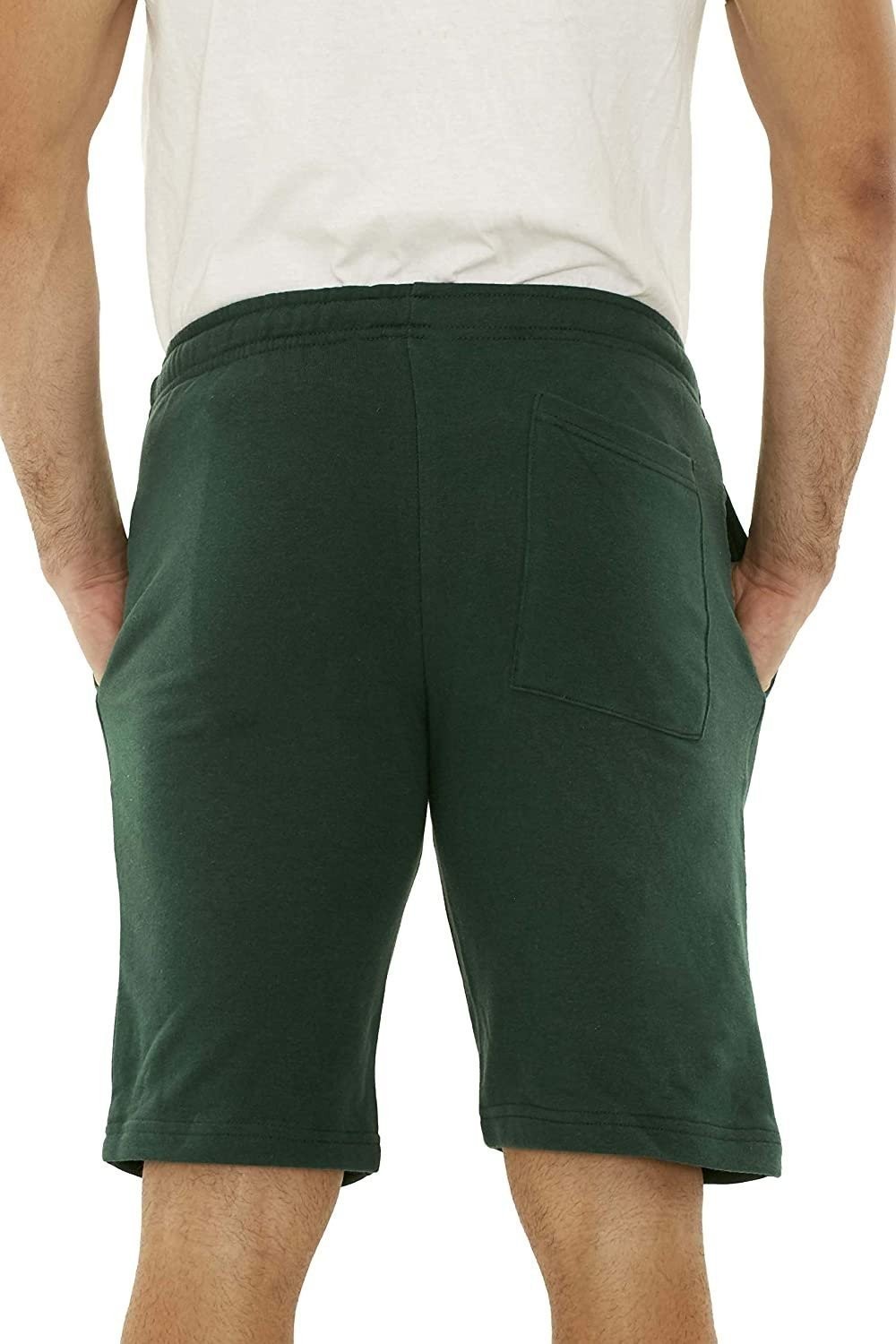 Republic Blue Men’s Sweat Shorts Fleece Cotton Jogger Gym Shorts with Pockets