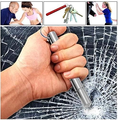 Design-Pie Safety Key Chain, Solid Aluminum Short Stick Protection Gift Keych…