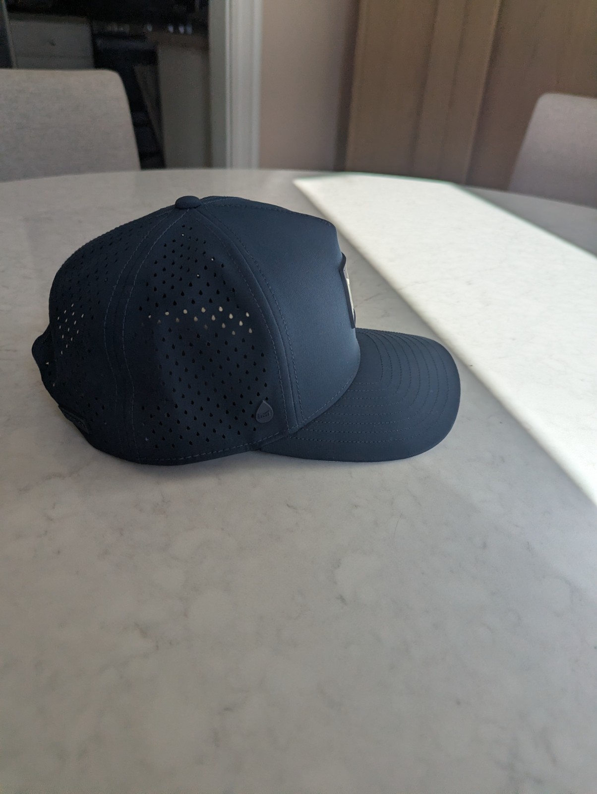 MELIN Odysea Stacked Hydro Performance Snapback Hat Navy, Men’s Size M