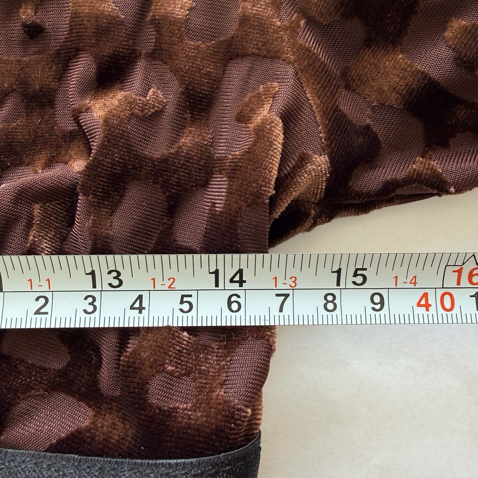 NWT Fairy Grunge Brown Velvet Burnout Sheer Leopard Top Size M Indie Sleeze NEW