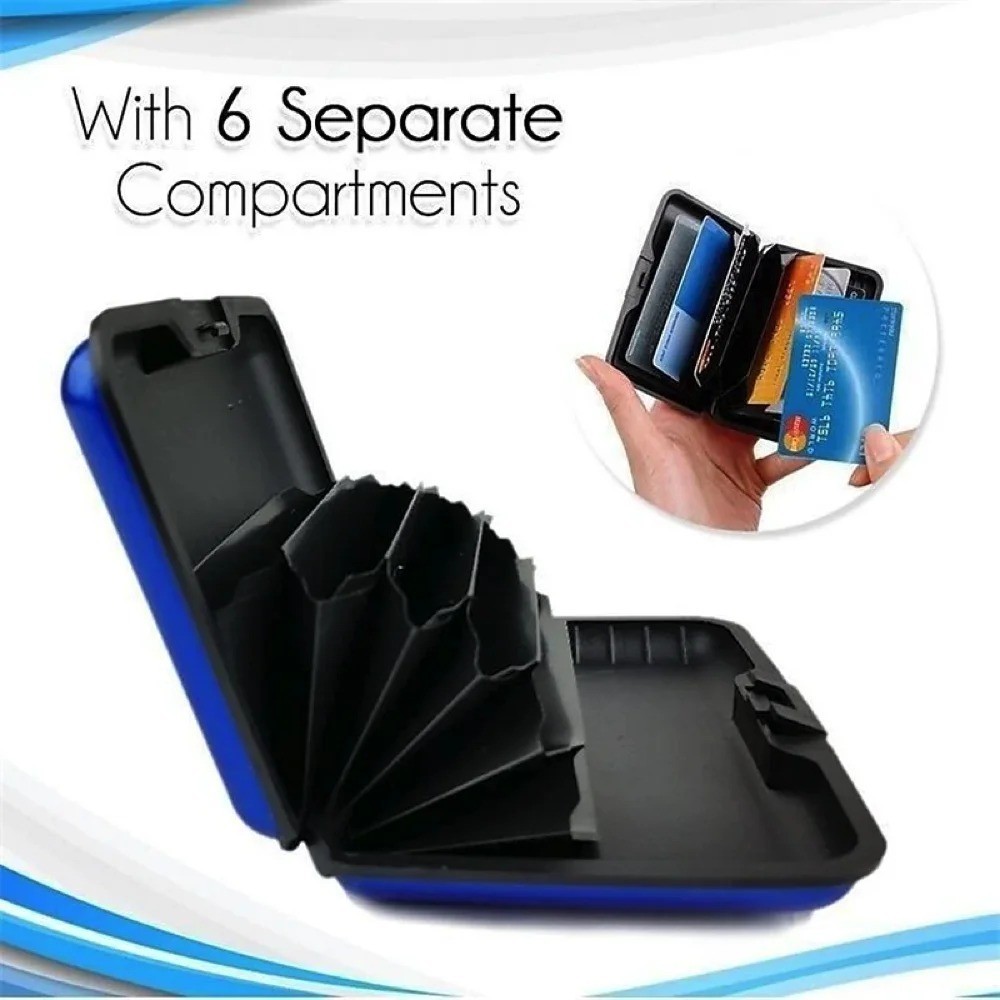 Pocket Waterproof Business ID Credit Card Wallet Holder Aluminum Metal RFID Case
