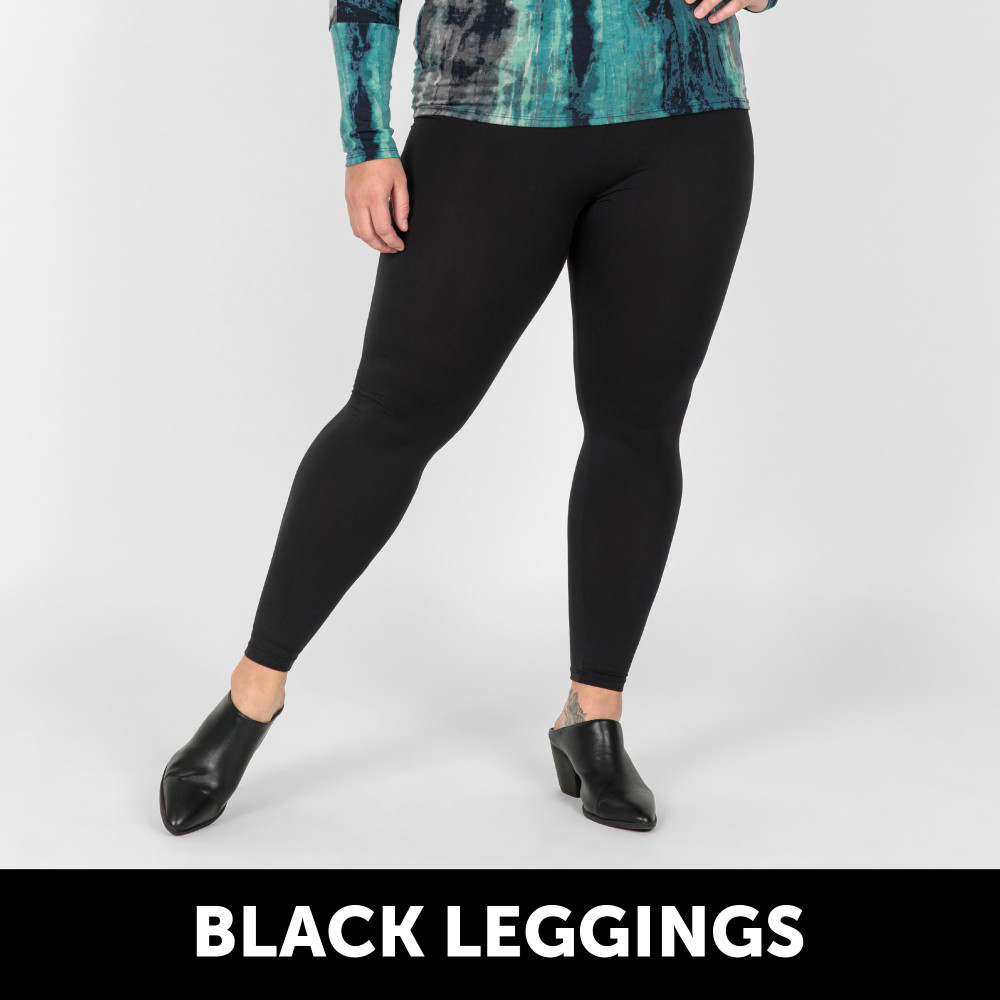 Tall & Curvy2 LuLaRoe TC2 Leggings Solid Black NWT Free Shipping