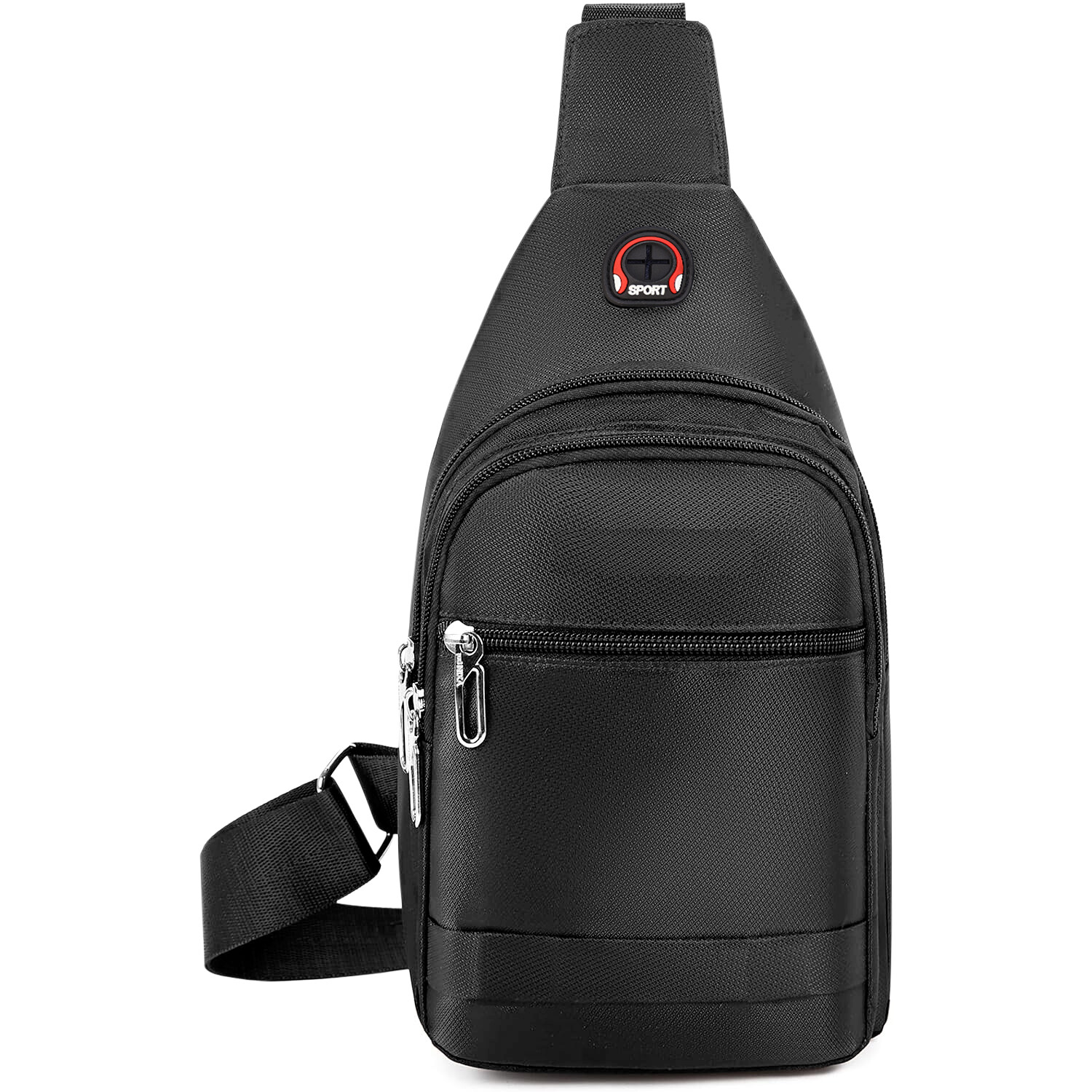 Men Women Sports Sling Bag Chest Fanny Packs Cross Body Travel Shoulder Backpack
