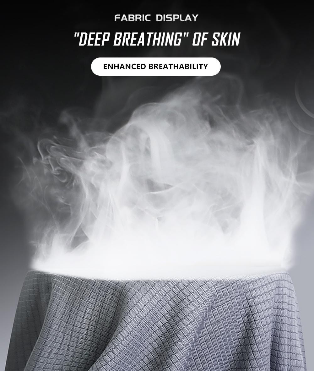 Summer Ice Silk Long Sleeve T-shirt Men 2023 New Quick Dry Breathable Air Condit