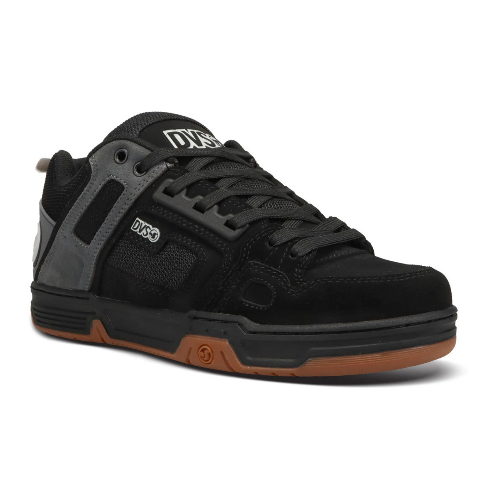 DVS Men’s Comanche Skate Shoes Black/Charcoal/Gum