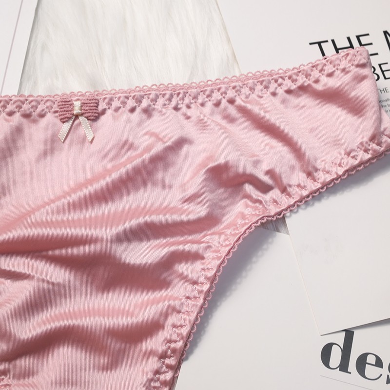 4 Pack Lot Sexy Womens Satin Panties Thongs Briefs Bikinis Underwear Lingeries