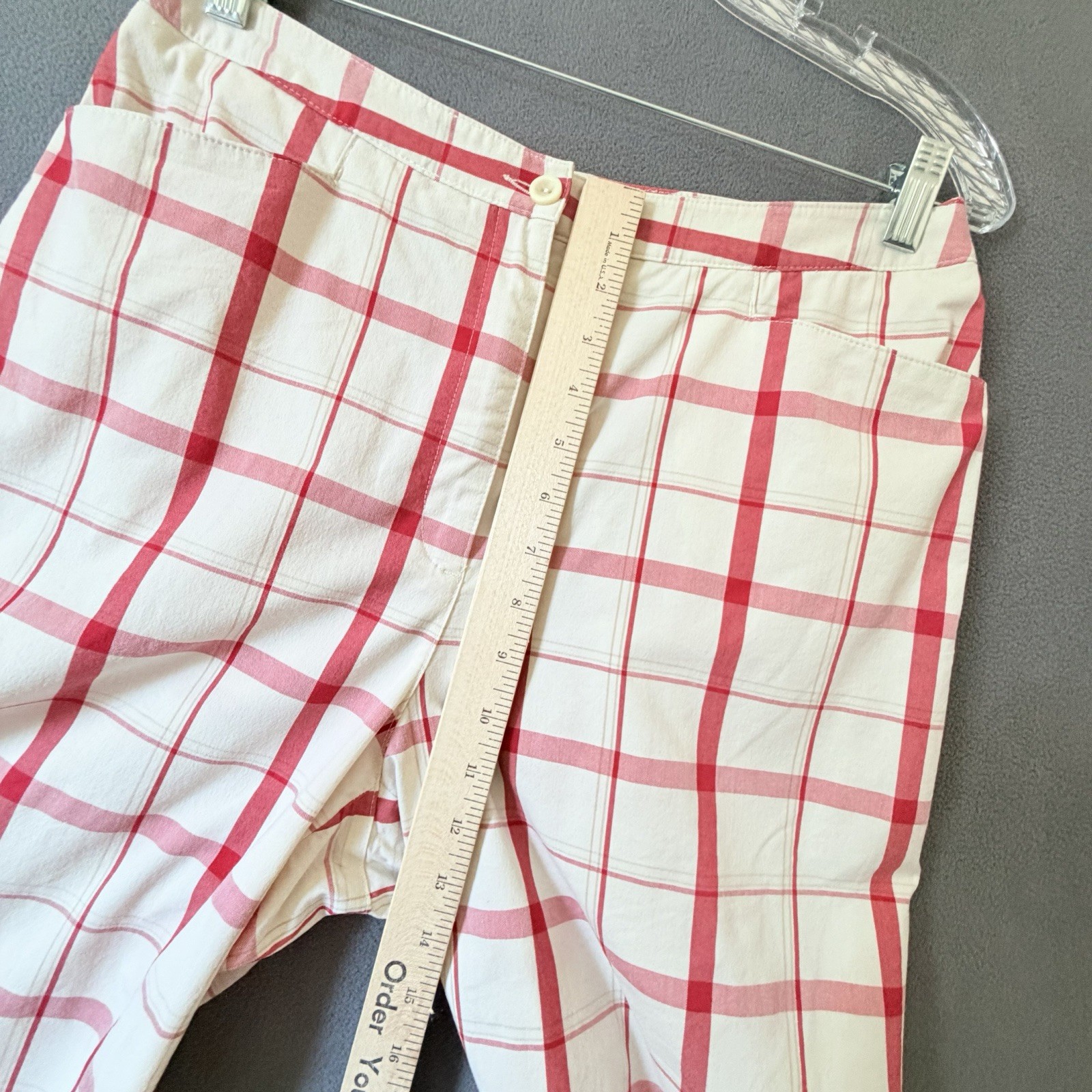 VTG Liz Sport Women’s Capris 12M Pedal Pusher Flood Timeless Vacay Resort Light