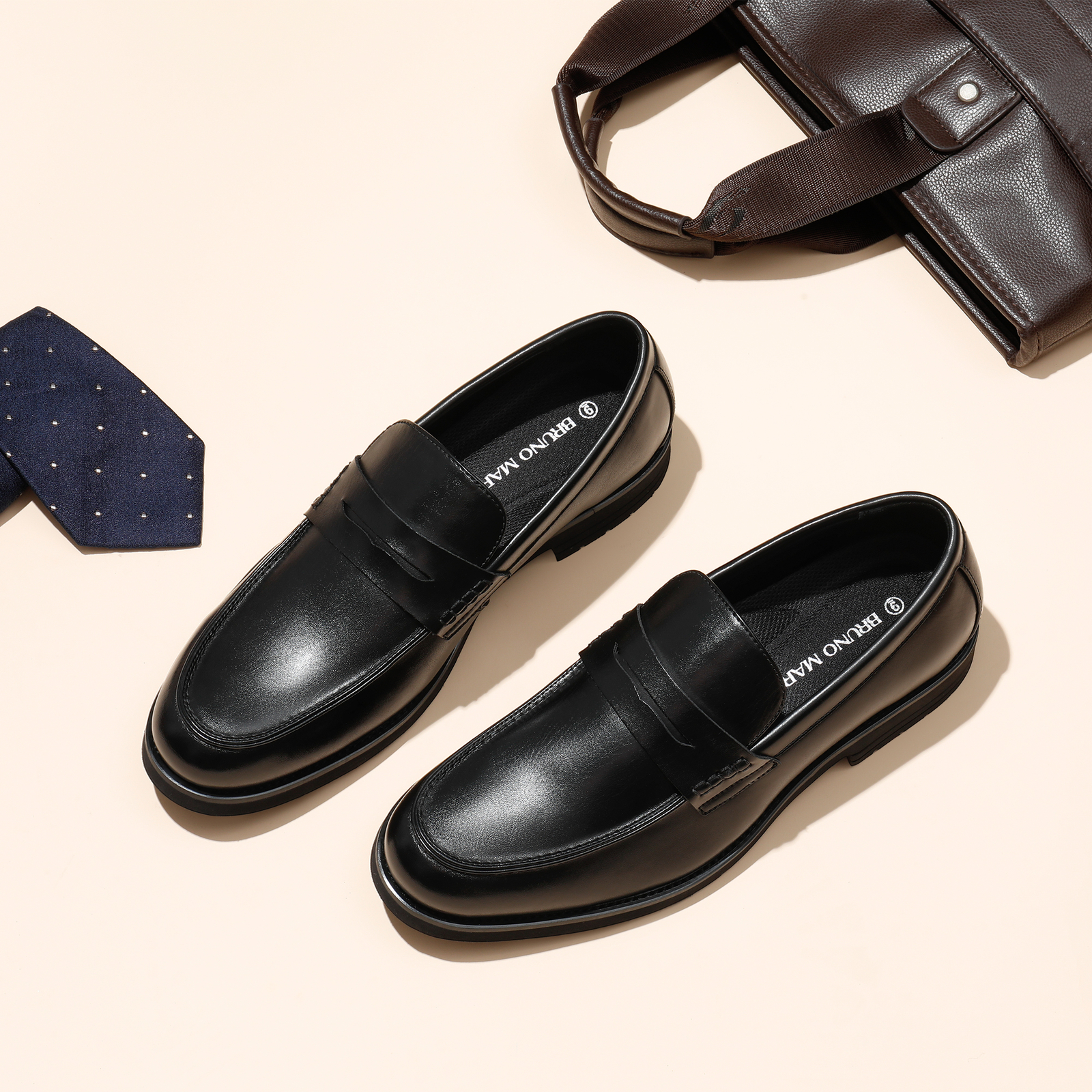 Men Loafer Shoes Dress Shoes Slip-on Penny Business Formal Shoes Size