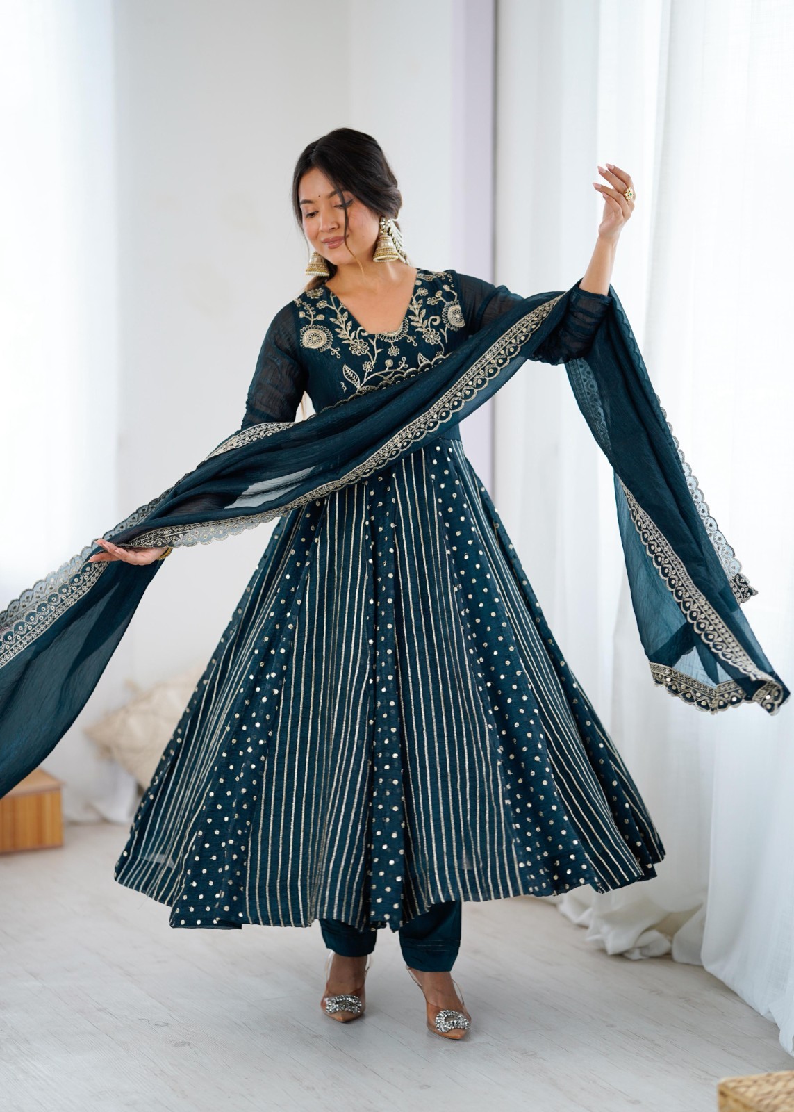 DESIGNER PAKISTANI DRESS EID FESTIVAL TRENDING ARTICAL MOST SELLING DUPPATA SET