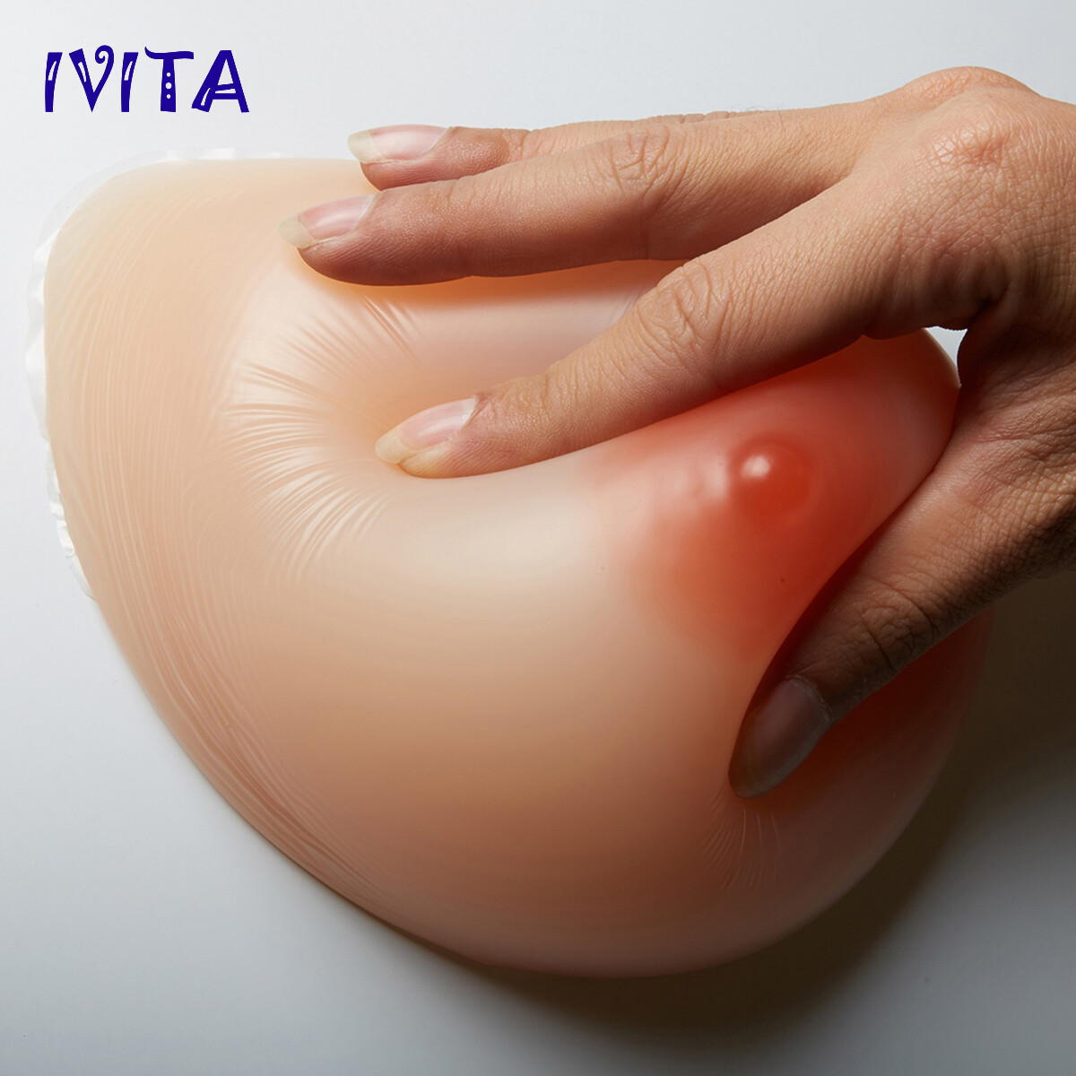 A-FF Cup IVITA Silicone Breast Forms CD Transgender Fake Boobs Bra Enhancers