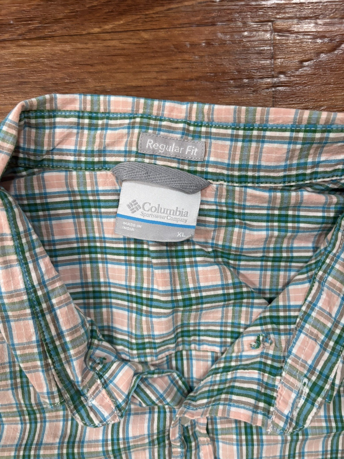 Columbia PFG Fisherman Button Down Shirt Men’s XL Fits Medium Fishing Outdoor