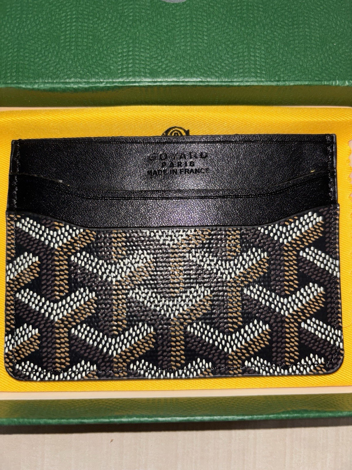 Luxury Men’s Yard card holder wallet – black/Brown/White 🔥 FREE US SHIPPING