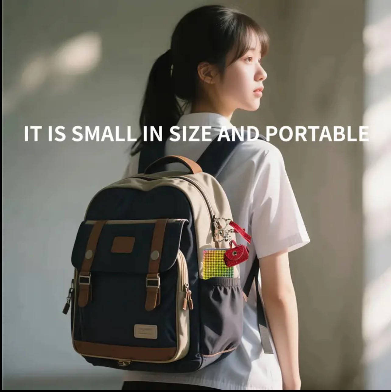 Multifunctional Electric Shock Stick & Keychain With Exquisite Bag Decoration
