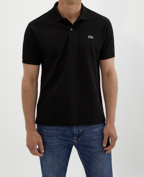 Lacoste Men’s Classic Fit Short Sleeve Pique Polo Shirt Black