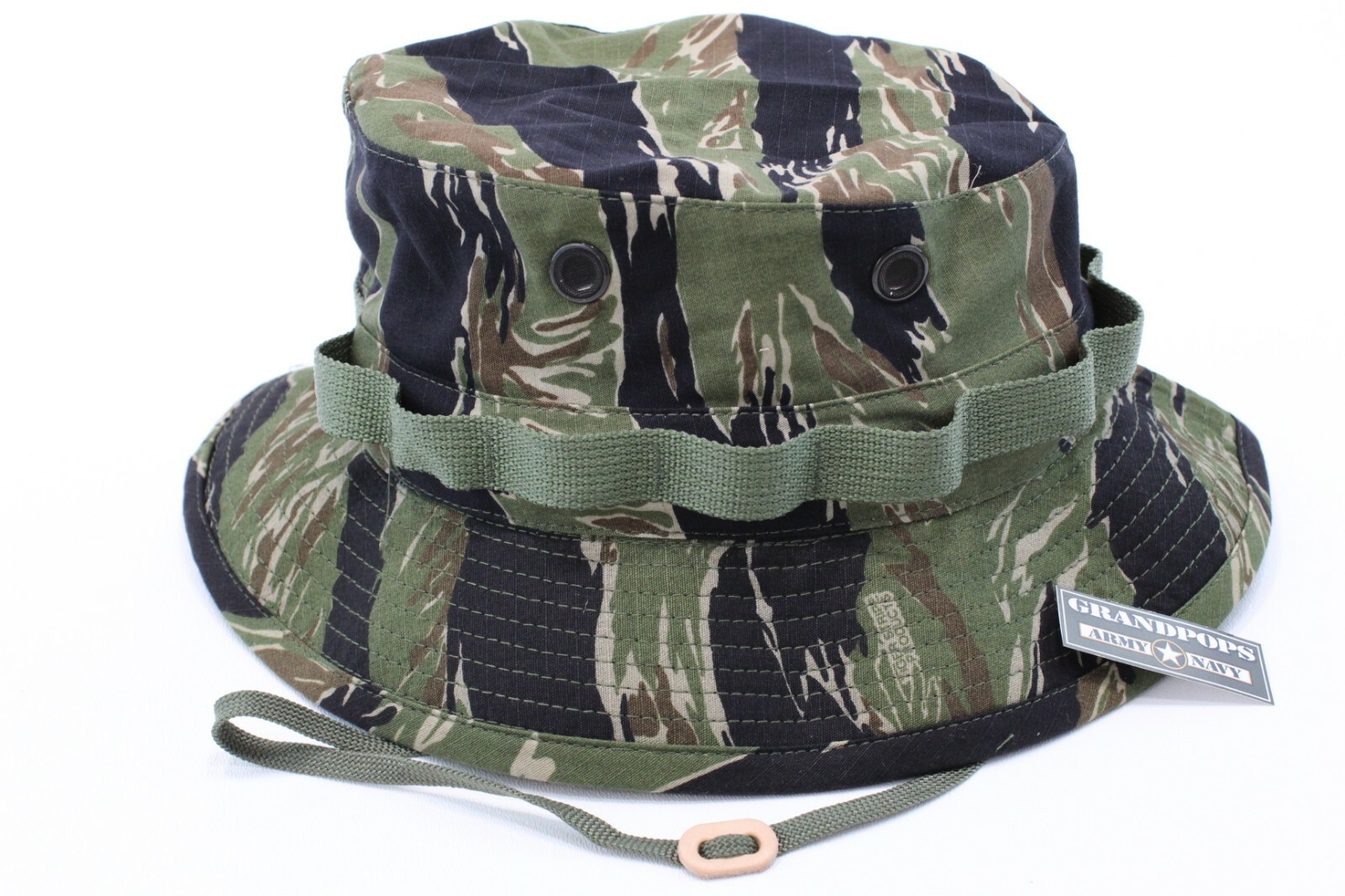 Vietnam Tiger Stripe Rip Stop Jungle Hat Made In USA