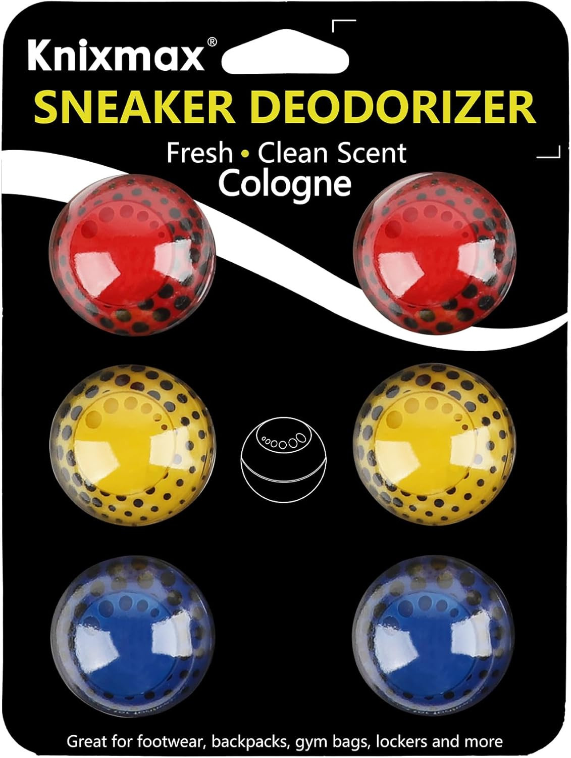 Sneaker Deodorizer Shoe Freshener Balls, Odor Eaters for Shoes Boots Mules, Smel