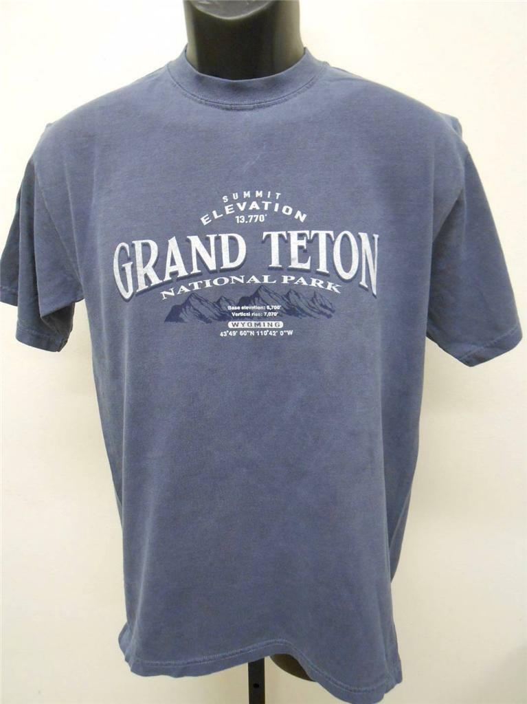 NEW Grand Teton National Park WY Wyoming Adult Mens Size S Small Shirt