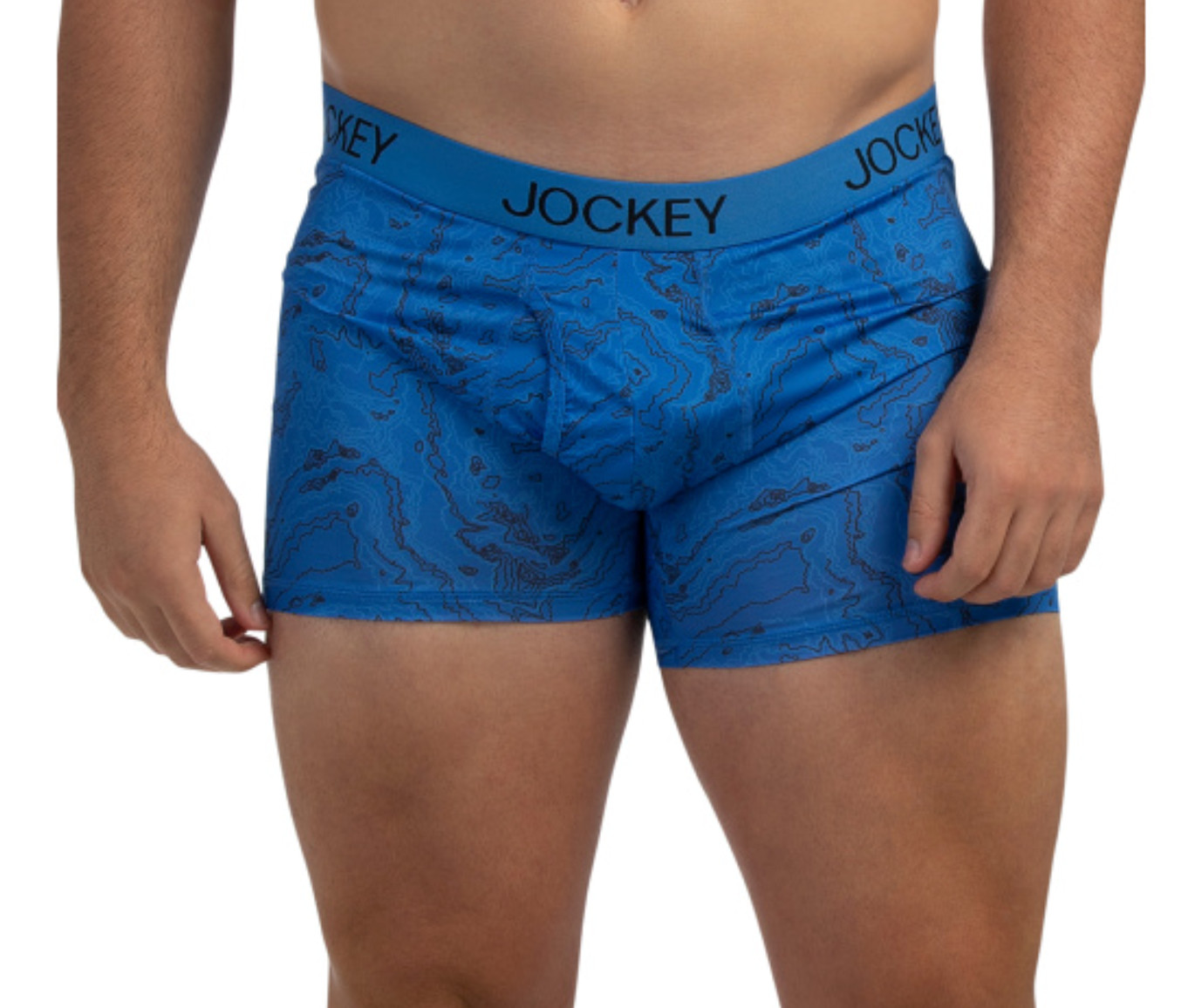 Men’s Jockey 3-Pack Microfiber Stretch Staycool Staynew (Blue -Black ) Underwear