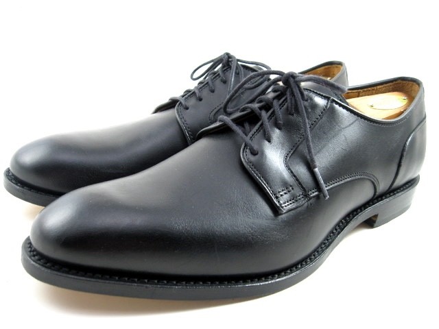 NEW Allen Edmonds “WINDSOR” Plain-toe Derby 11.5(L )& 11(R) D Black USA (787N)